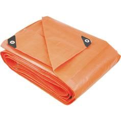 Lona refor�ada de polietileno laranja 12 m x 6 m