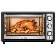 Forno el�trico 1800W 48L 3 pontos de aquecimento Family Grill Inox - FRN-48-BI