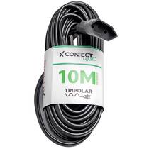 Extens�o el�trica 10 metros 1 tomada 3 x 0,75 mm 10A tripolar - Connect Hard