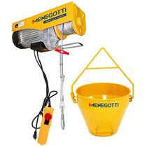 Guincho talha el�trica 300/600kg eleva��o at� 12m Prime V2 com Ca�amba de 50L