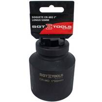 Soquete sextavado de impacto longo 55 mm encaixe 1
