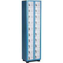 Arm�rio porta objetos com 20 compartimentos e 14 tomadas para celulares - AM-103