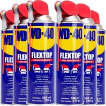 Kit 6 �leos lubrificante desengripante com Bico Inteligente 500 ml - FLEXTOP