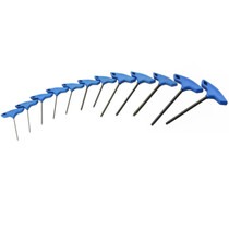 Jogo de chave hexalobular com cabo em T T7 a T50 com 12 pe�as - 42TX-12