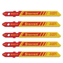 L�mina serra tico tico 50 mm 14 dentes bimetal multiuso 5 pe�as - BU214