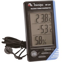 Rel�gio termo-higr�metro interno e externo - MT-241