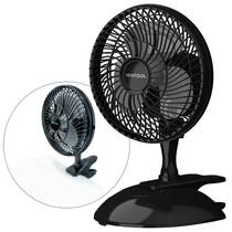 Ventilador de mesa mini 20 cm 2 velocidades - Black