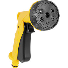 Esguicho pl�stico para jardim 6 fun��es engate 1/2