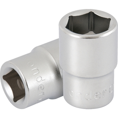 Soquete sextavado 18 mm com encaixe 1/2