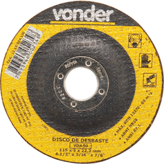 Disco de desbaste para metal 115 x 5,0 x 22,23 mm - VDA-50