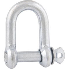 Manilha reta para cabo de a�o 3/8 uso leve