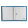 Arm�rio porta ferramentas com chapa perfurada e portas de a�o - AM-9