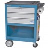 Carrinho para ferramentas aberto com 3 gavetas e divis�ria - CR-40