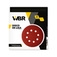 Disco de lixa 225 mm para lixadeira de parede e teto com 10 unidades