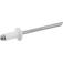 Rebite de repuxo 3,2 x 12 mm branco 312 c/ 1000 pe�as