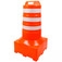 Cone Barril sinalizador de tr�fego 110 cm refletivo base quadrada