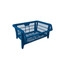 Cesto expositor 435 x 280 x 375 mm azul 5 pe�as - Pr�tico