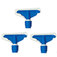 Garra euro pl�stica para mop �mido com 3 pe�as - MVGE211Z