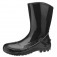 Bota de PVC preta cano m�dio com forro - 110VFLEXF PR
