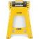 Banqueta pl�stica dobr�vel altura 450mm amarela