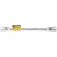 Chave de roda tipo T sem cabo 30 x 33 mm a�o cromo van�dio  