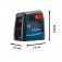N�vel a laser 2 linhas com alcance de 12 metros - GLL 2-12