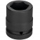 Soquete de impacto sextavado 33 mm encaixe 1