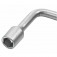 Chave biela 13 mm a�o cromo van�dio com cartela