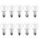 Kit 10 L�mpadas led bulbo 12W 1050 l�mens branca fria - A60  110V/220V