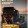 Botina em microfibra com cadar�o biqueira composite preta - BRAS�LIA SBP SRC