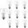Kit 10 L�mpadas led bulbo 9W 810 l�mens branca fria - A60  110V/220V