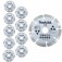 Kit 10 Discos diamantados segmentado 105 mm para m�rmore e granito - D-63688