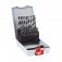 Jogo de brocas para metal 1 a 10 mm com 19 pe�as - HSS-PointTeQ