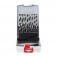 Jogo de brocas para metal 1 a 10 mm com 19 pe�as - HSS-PointTeQ