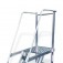 Escada plataforma de alum�nio 1.0 m c/ 3 degraus + patamar 