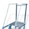 Escada plataforma de alum�nio 0.75 m c/ 2 degraus + patamar