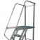 Escada plataforma de alum�nio 1.25 m c/ 4 degraus + patamar 