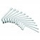 Jogo de chave biela 8 a 19 mm com 12 pe�as - 25 B
