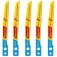 L�mina serra tico tico encaixe Makita 65 mm 24 dentes bimetal para metal 5 pe�as - BS324
