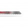 L�mina serra tico tico 75 mm 10 dentes bimetal para madeira 5 pe�as - BU310T