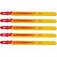 L�mina serra tico tico 100 mm 14 dentes bimetal multiuso 5 pe�as - BU41014