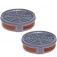 Cartucho p/ vapores org�nicos para respirador Jupiter 2 pe�as - M6000 A2