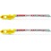 L�mina serra tico tico 50 mm bimetal para madeira 2 pe�as - BU2DCS-2