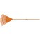 Vassoura pl�stica 26 dentes com cabo de 120 cm
