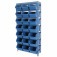 Estante met�lica com 21 gavetas n�7 azul - NE21/7A