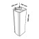 Bebedouro purificador de �gua de coluna press�o Kromanox - Press Star  110V