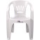 Cadeira pl�stica com bra�os - Tabuba