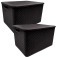 Kit 2 caixas organizadoras com tampa 15 litros - Rattan