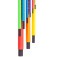 Jogo de chave allen hexagonal longa 1,5 a 10 mm coloridas com 9 pe�as