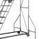 Escada plataforma de ferro 3,0 m 9 degraus + patamar - 58-C